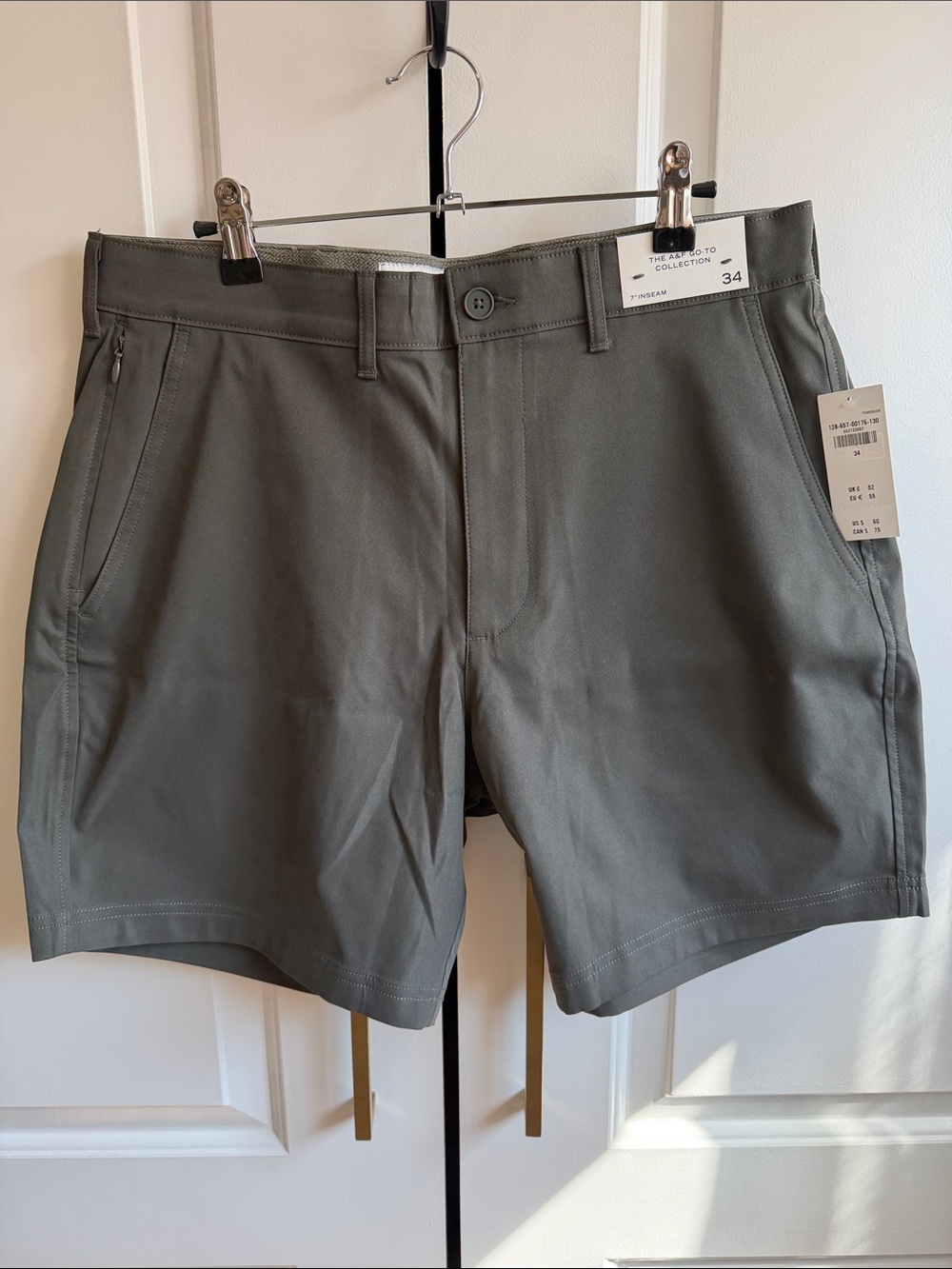 Men's A&F Go-To Collection 7in Shorts NWT